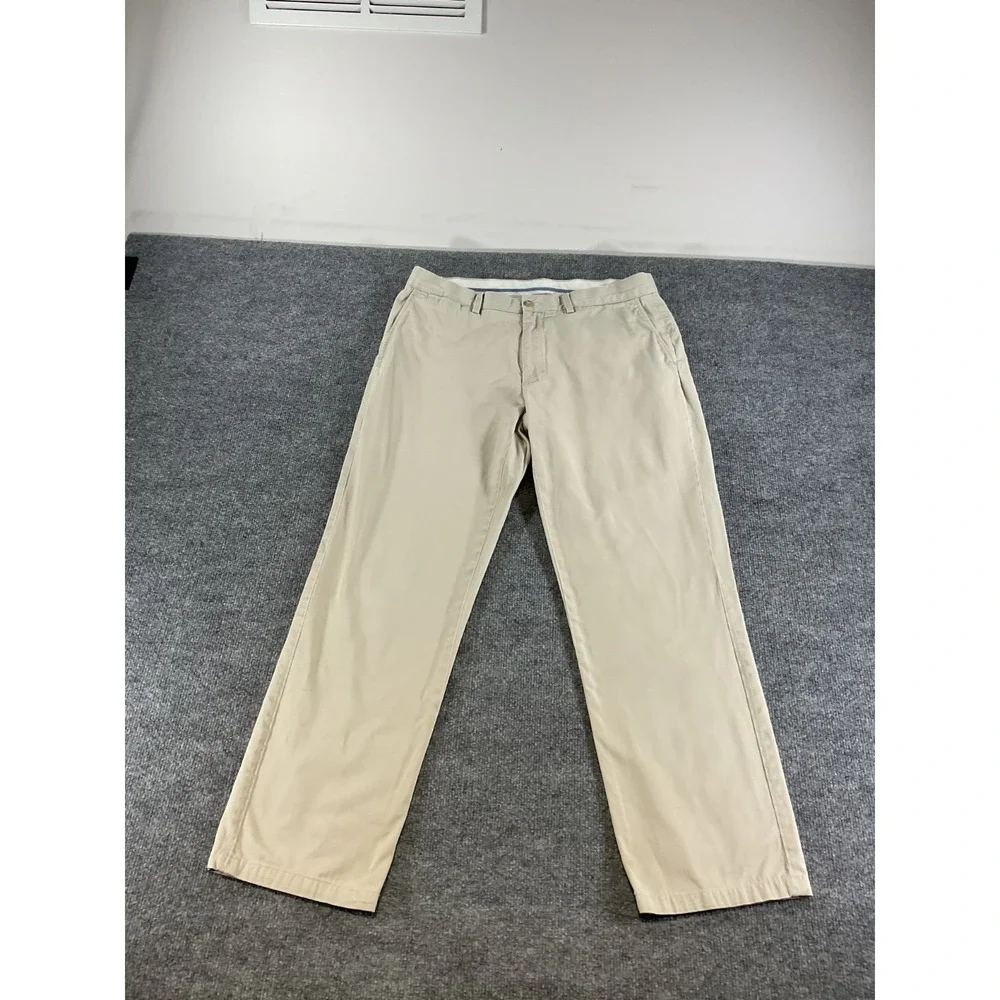 Polo Ralph Lauren Classic Fit Chino Pants 35x30 Khaki Beige Straight Leg Cotton